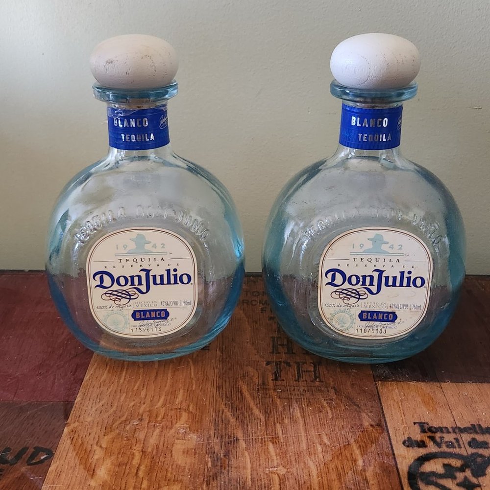 Don Julio Blanco Tequila 750 ML Empty bottle